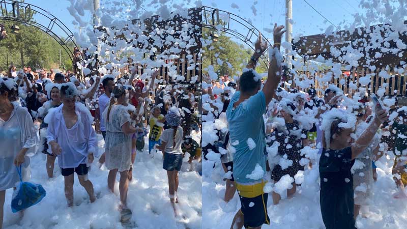 foam party in konakli