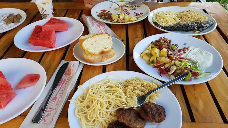 lunch on green canyon konakli