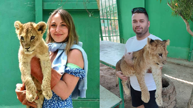 photo with lion konakli